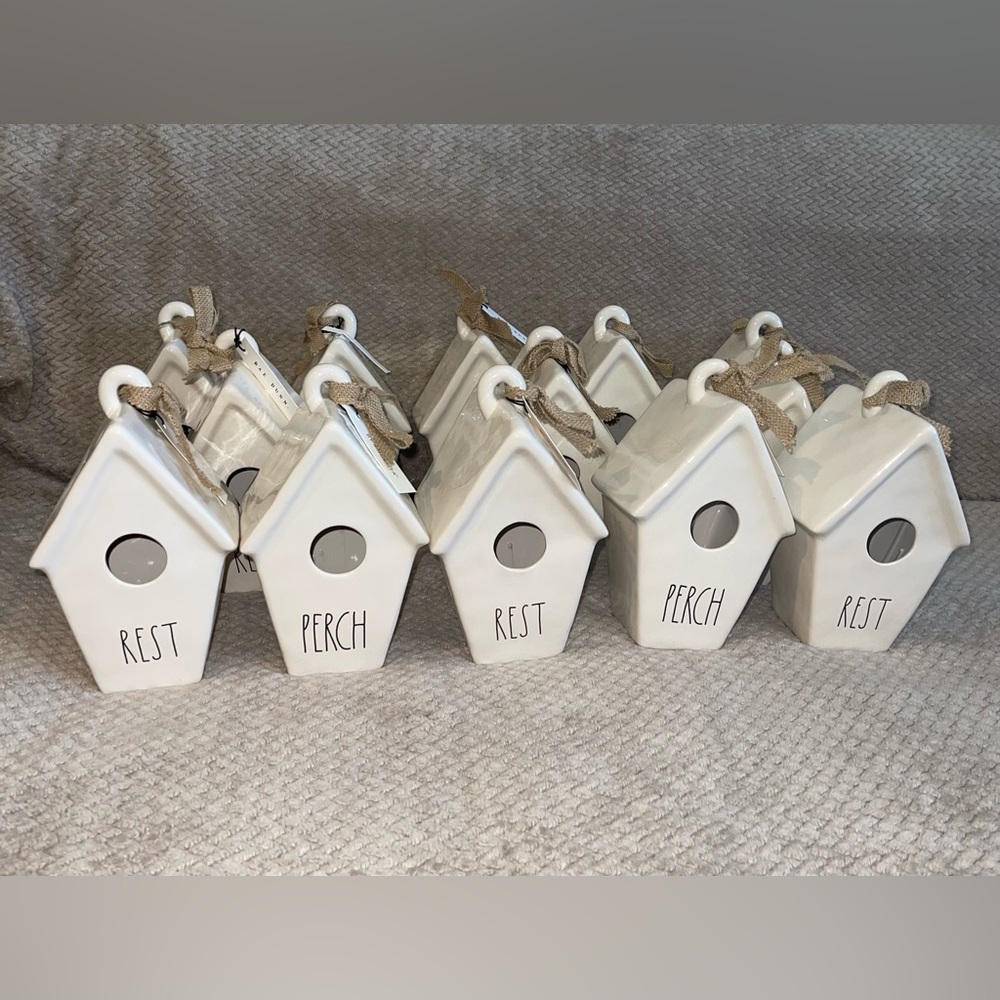 Rae Dunn Perch Birdhouse Ceramic by Magenta 1 pc New in Box
